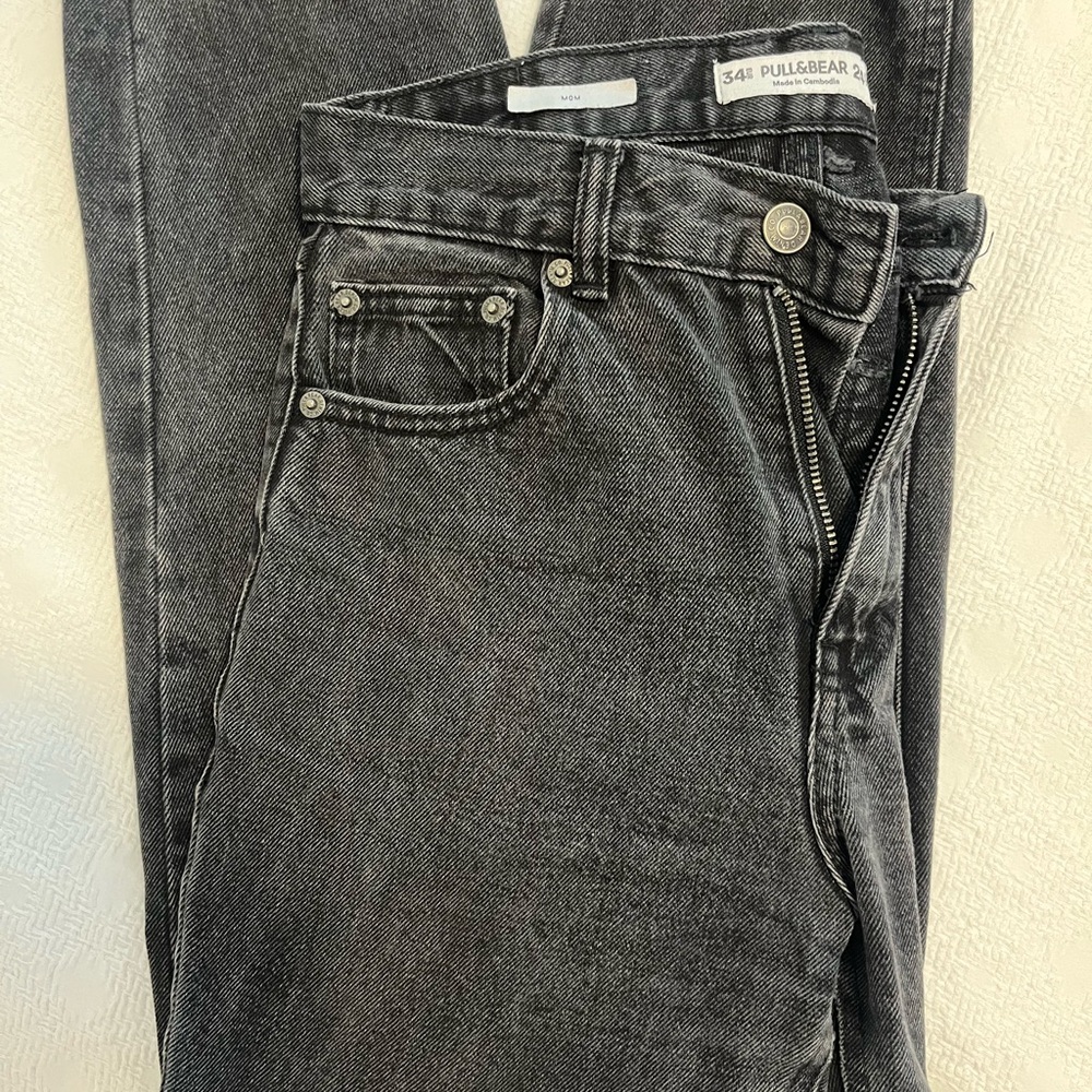 Pull&Bear Black Denim Jeans